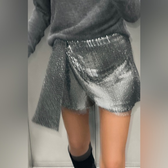 Zara Sparkly wrap skort - Picture 2 of 7